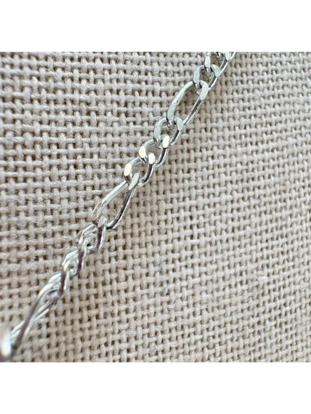 Crucifix Cross Pendant Necklace Lobster Clasp 925 Sterling Silver 24